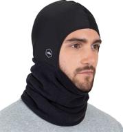 versatile neck warmer with helmet liner hood - ultimate balaclava hoodie for winter sports and outdoor activities! stay warm, protected, and stylish in snow, wind, and cold weather. perfect for men & women! logo