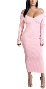 img 3 attached to Cinyifaan Women's Turtleneck Bodycon Sweater: Trendy Clothing and Dresses for Women