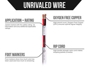 img 2 attached to 🔊 Voltive 16/2 Пленумная акустическая проволока - 16 AWG/Gauge 2 проводника - UL-список пленумных кабелей (CL2P/CL3P/CMP) - Медь с нулевым содержанием кислорода (OFC) - Намотанные катушки кабеля - 1000 футов - Белый