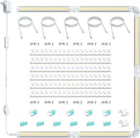 img 2 attached to 💡 LAMPAOUS LED Under Cabinet Light Bar, Linkable and Dimmable, Closet & Kitchen Lighting, 12&#34; Inch 6Pack Set (Warm White 3000K)