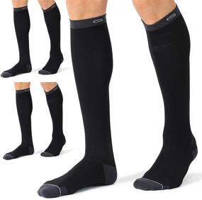 img 4 attached to 🧦 Celersport Compression Socks: 3 Pairs for Ultimate Nursing Support - 20-30mmHg Compression Level for Men and Women