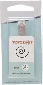 img 2 attached to ImpressArt Swirl Metal Design Stamp