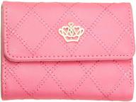 caserbay rhombus quilted synthetic organizer【small women's handbags & wallets in wallets logo
