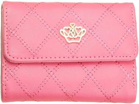 img 4 attached to CaserBay Rhombus Quilted Synthetic Organizer【Small Women's Handbags & Wallets in Wallets