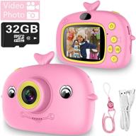 hoiidel children camcorder rechargeable christmas logo