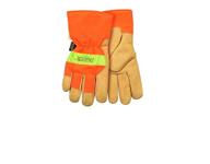 kinco hi vis orange pigskin safety logo