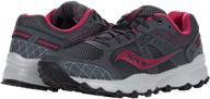 🏃 experience optimal performance with saucony womens raptor running charcoal women's shoes logo