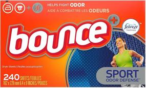 img 4 attached to 🧺 240 Count Bounce Plus Febreze Sport Odor Defense Fabric Softener Dryer Sheets