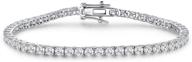 supraone sterling zirconia classic bracelet logo