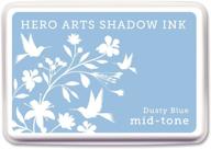 unleash your creativity with hero arts af314 🎨 shadow ink pad in dusty blue: a must-have for artists! logo