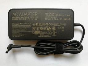 img 2 attached to 🔌 120W ЗУ для игровых ноутбуков ASUS ROG серии GL752VW - адаптер питания с кабелем