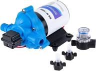 🚰 high-performance dc house 12v rv water pump - 3.0 gallons/min (11.6 lpm) self-priming transfer pump for rv/marine camper sprayer logo