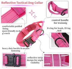 img 1 attached to Reflective Tactical Military Adjustable Training