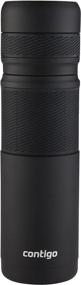 img 4 attached to Contigo 360° Pour Vacuum-Insulated Stainless Steel Thermal Bottle - 25 oz. - Painted Black: Sleek Design and Superior Temperature Retention