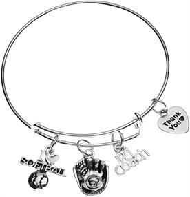 img 2 attached to ⚾ Softball Coach Bracelet by Infinity Collection - Baseball Coach Jewelry for Softball Coaches