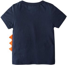 img 2 attached to Dark blue Sunshine Toddler T-Shirt Clothing Set for Boys