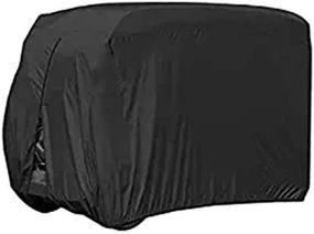 img 3 attached to 🏌️ Durable 210D Golf Cart Cover with Extra PVC Coating - Fits Most 4 Passenger Yamaha Drive, EZ Go and Club Car - 112x48x66 In Size