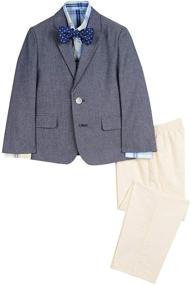 img 2 attached to 👔 Nautica Little 4 Piece Dress Jacket Boys' Clothing: Stylish & Versatile Choice for Young Gentlemen