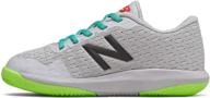 👟 girls' medium tennis shoes - new balance 996v4 logo