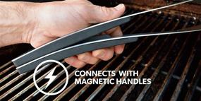 img 2 attached to 🍖 Proud Grill Connect it Magnetic BBQ Tool Set: Versatile 2-in-1 Spatula and Fork, Innovative 4-in-1 Design with Elegant Stainless Steel Finish, Ultimate Premium BBQ Utensil and Grill Accessory