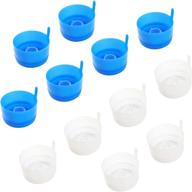 🚰 non-spill replacement caps for 5 gallon water jug - pack of 12, fits 55mm bottles, bpa-free logo