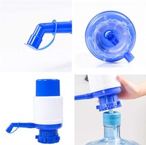 img 2 attached to 💧 Convenient Manual Water Bottle Pump - Easy Press Hand Dispenser for Quick and Portable Drinking Water