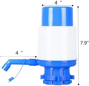 img 1 attached to 💧 Convenient Manual Water Bottle Pump - Easy Press Hand Dispenser for Quick and Portable Drinking Water