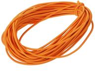 🌼 high-quality 2mm orange heavy round elastic cord - 10 yards | usew elastic cord logo