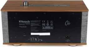 img 1 attached to Klipsch The One II With Google Voice Assistant Tabletop Wireless Stereo In Walnut