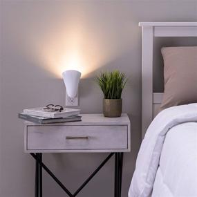 img 1 attached to 🔦 Auraglow GU10 Spotlight Uplighter: Enhance your Space with Wall Sconce Wash Light Plug Socket Outlet Uplight Lamp