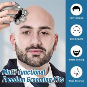 img 2 attached to 🪒 Ultimate Rechargeable Head Shavers for Bald Men: Effortlessly Achieve a Smooth Shave!