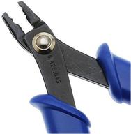 🔧 euro tool xtl-5200 beading crimping pliers: standard size in blue - ultimate beading tool logo