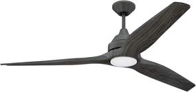 img 2 attached to 🌬️ Craftmade K11286 Limerick 60" Outdoor Ceiling Fan: LED Light Kit, Remote Control & Aged Galvanized Finish