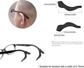 img 2 attached to Silicone Anti Slip PTSLKHN Eyeglass Sunglasses