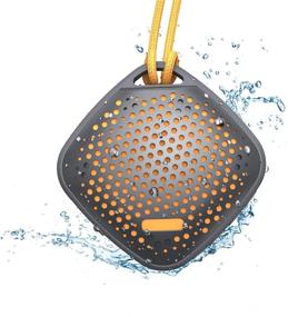 img 4 attached to 🔊 LEZII Portable Mini Shower Speaker - IPX7 Waterproof Wireless Speaker with HD Sound, Lanyard, Built-in Mic, TF Card Support, Ideal for Boating, Sports, Pool, Beach, Hiking, Biking