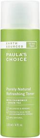 img 4 attached to 🌿 Paula's Choice Earth SOURCED Natural Refreshing Toner with Almond Oil, Chamomile & Green Tea, 98% Natural & Fragrance Free, 4 Ounce