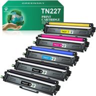 🖨️ greensky tn227 compatible toner cartridge for brother tn227bk tn-227 tn223bk tn223 printers - 5 pack logo