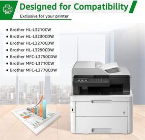 img 1 attached to 🖨️ GREENSKY TN227 Compatible Toner Cartridge for Brother TN227BK TN-227 TN223BK TN223 Printers - 5 Pack