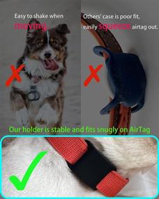 img 3 attached to 🐾 DamonLight Airtag Dog Collar Holder 4 Packs: Secure and Stylish Air Tag Accessories for Dogs and Cats