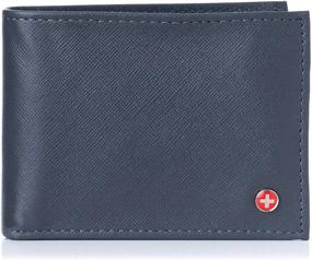 img 1 attached to 💼 Removable Alpine Swiss Leather Wallet