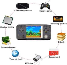 img 3 attached to 🎮 BAORUITENG Handheld Console Classic Portable: The Ultimate Gaming Companion in Your Hands