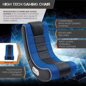 img 2 attached to X Rocker 2.1 Sound V Rocker Foldable Video Gaming Floor Chair - Ultimate Immersive Gaming Experience!