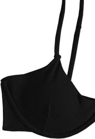 img 1 attached to SheIn Womens Sleeveless Underwire Swimsuit Women's Clothing and Swimsuits & Cover Ups