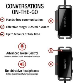 img 1 attached to 🎧 Sena Pi: High-Performance Bluetooth Intercom Headset for Cycling and Multi-Sport Helmets (Universal Fit)