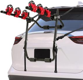 img 4 attached to 🚴 Ultrawall Trunk Bike Rack Car Carrier: Securely Transport 3 Bikes on SUVs, Sedans, Hatchbacks, and Minivans