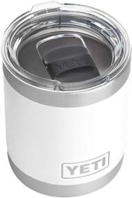 img 4 attached to 🏔️ YETI Rambler 10 oz Lowball, Stainless Steel, Vacuum Insulated with MagSlider Lid, in White