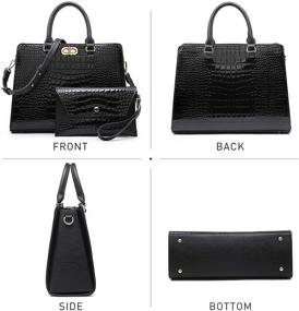 img 2 attached to Dasein Handbags Fashion Shoulder Matching Women's Handbags & Wallets