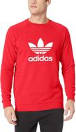 adidas trefoil warm up sweatshirt black men's clothing for active logo