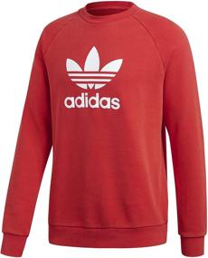 img 1 attached to Adidas Trefoil Warm Up Sweatshirt Black Men's Clothing for Active