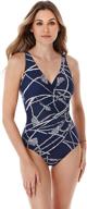 miraclesuit miracle oceanus surplice swimsuit - women's swimwear & beach cover-ups logo